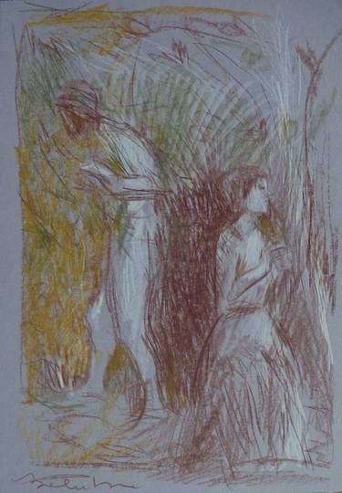 Print of Figurative Garden Drawings by Frederic Belaubre