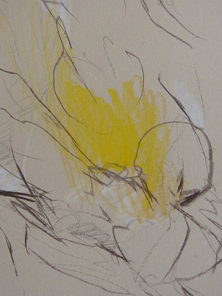 Original Figurative Abstract Drawing by Frederic Belaubre