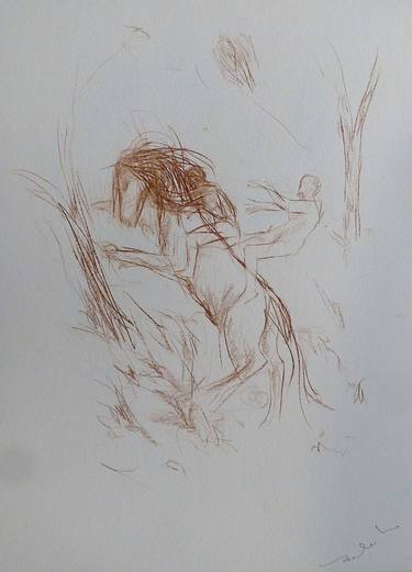 Original Horse Drawings by Frederic Belaubre