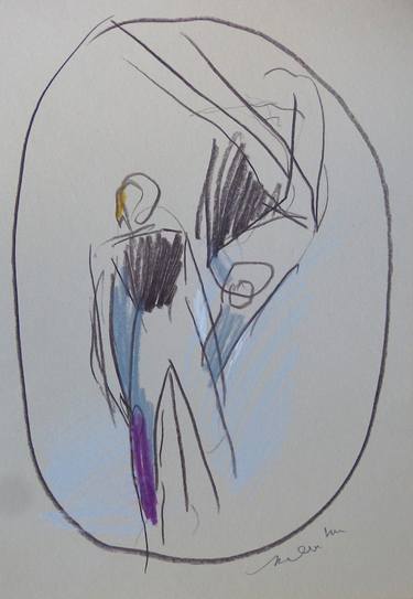Original Abstract Performing Arts Drawings by Frederic Belaubre