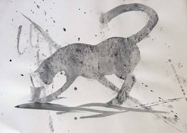 Print of Figurative Cats Paintings by Frederic Belaubre