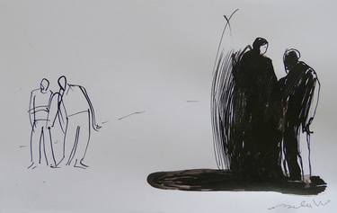 Print of Figurative Political Drawings by Frederic Belaubre