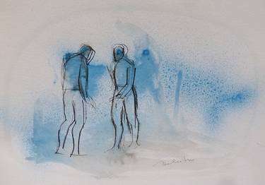 Print of Figurative People Drawings by Frederic Belaubre