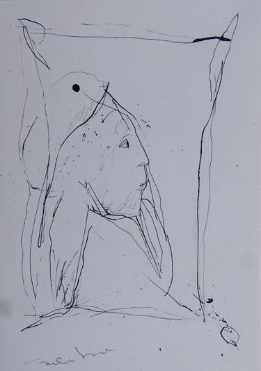 Print of Figurative Women Drawings by Frederic Belaubre