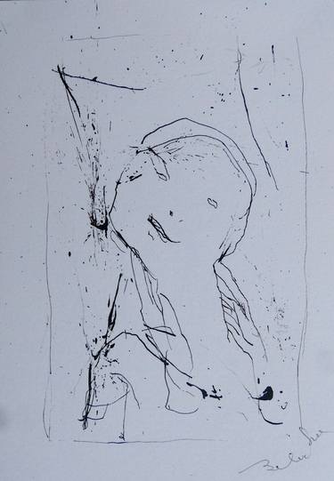 Print of Figurative Women Drawings by Frederic Belaubre