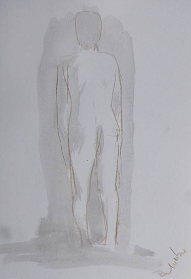 Original Nude Drawings by Frederic Belaubre