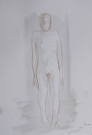 Original Nude Drawings by Frederic Belaubre