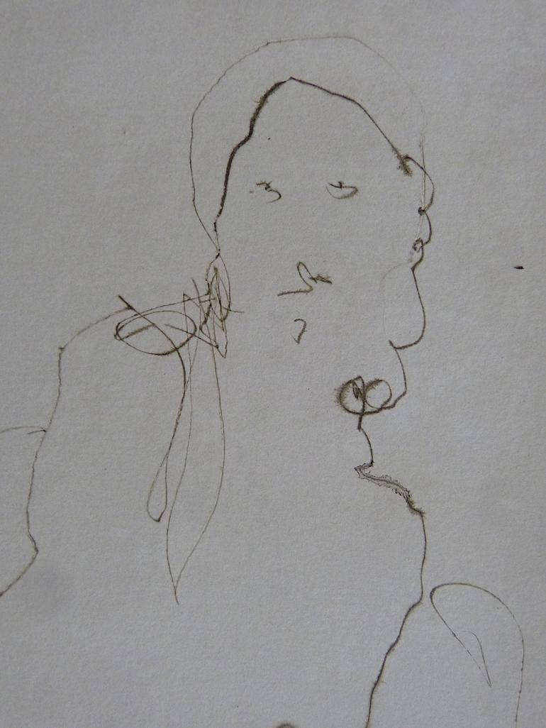 Original Figurative Women Drawing by Frederic Belaubre