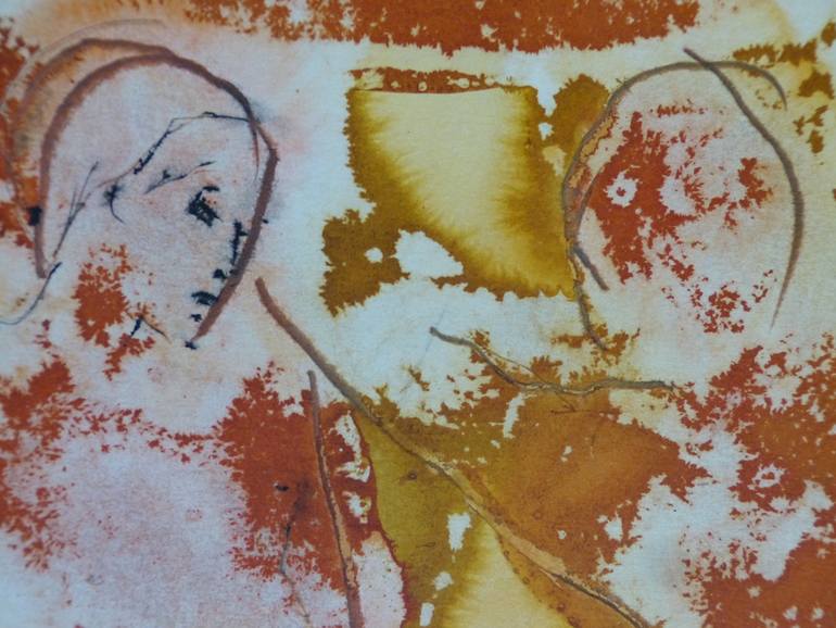 Original Expressionism Nude Painting by Frederic Belaubre