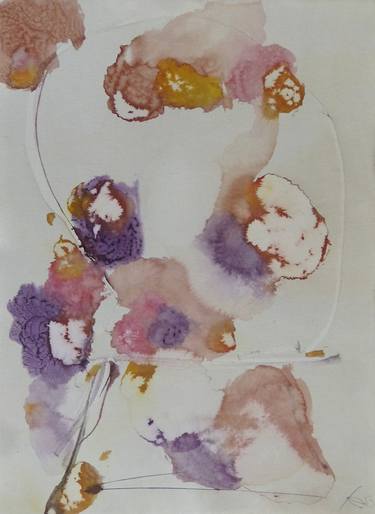 Print of Abstract Floral Paintings by Frederic Belaubre