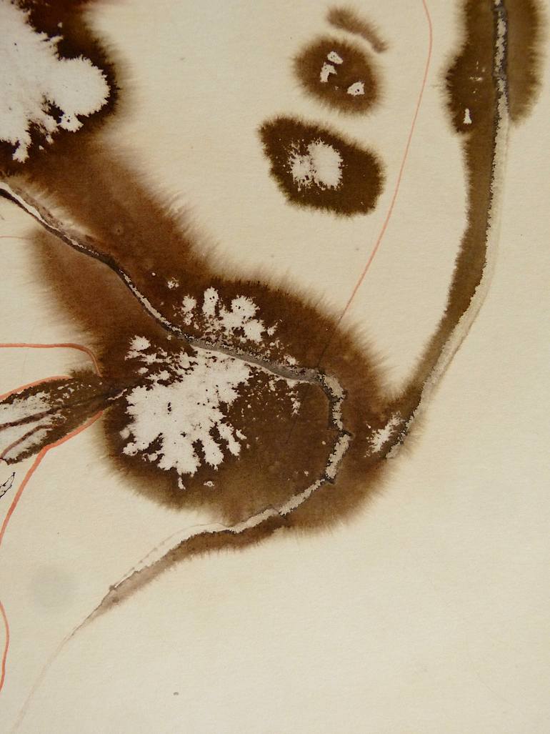 Original Figurative Abstract Drawing by Frederic Belaubre