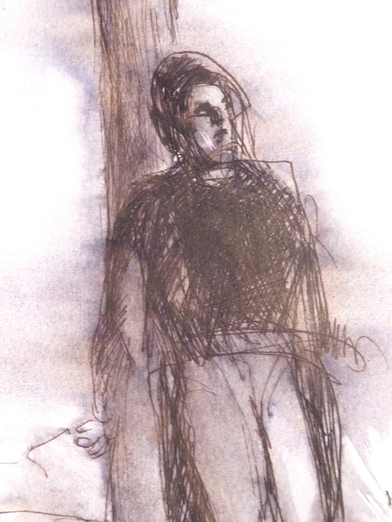 Original Figurative Nature Drawing by Frederic Belaubre