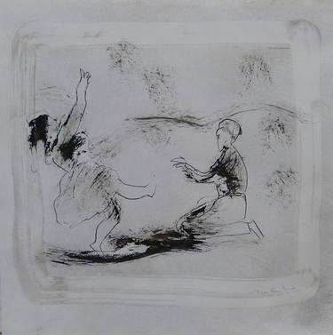Original Figurative Performing Arts Drawings by Frederic Belaubre