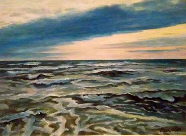 Print of Beach Paintings by andres pleesi