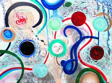 Original Abstract Paintings by Sabrina Mysicka