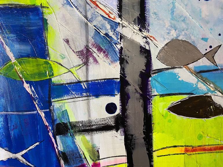 Original Contemporary Abstract Painting by Sam Soles