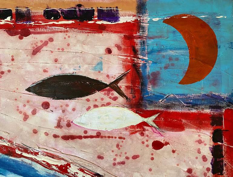 Original Contemporary Abstract Painting by Sam Soles