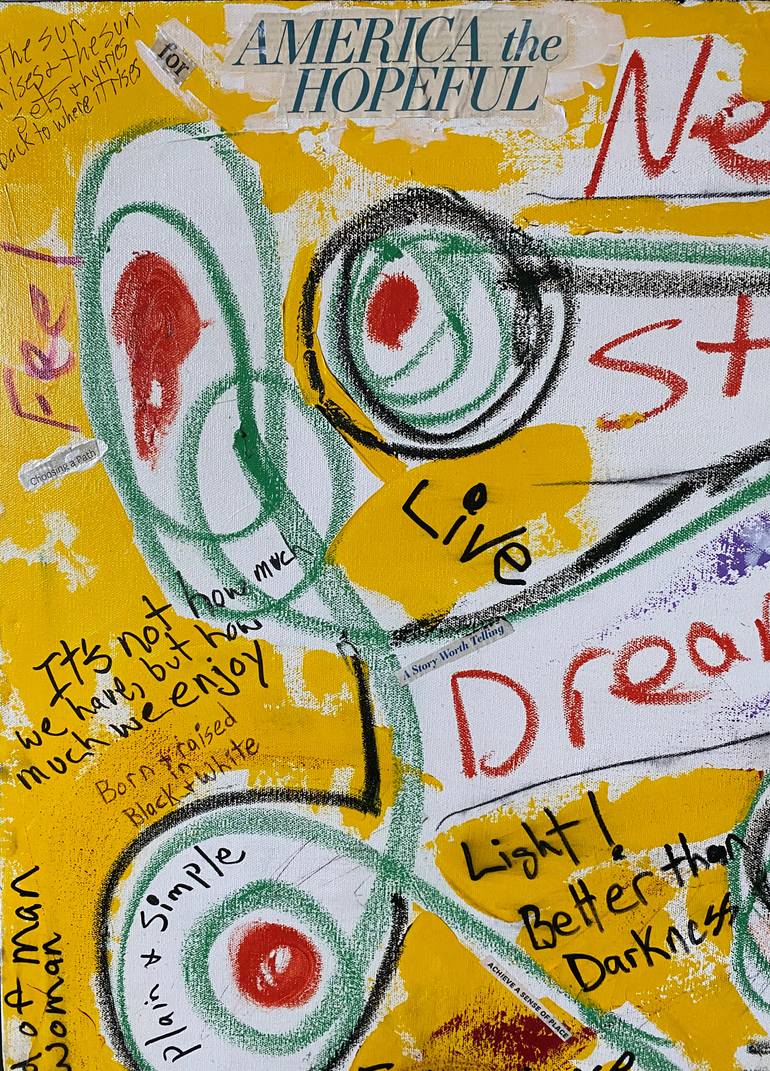 Original Abstract Expressionism Abstract Painting by Sam Soles