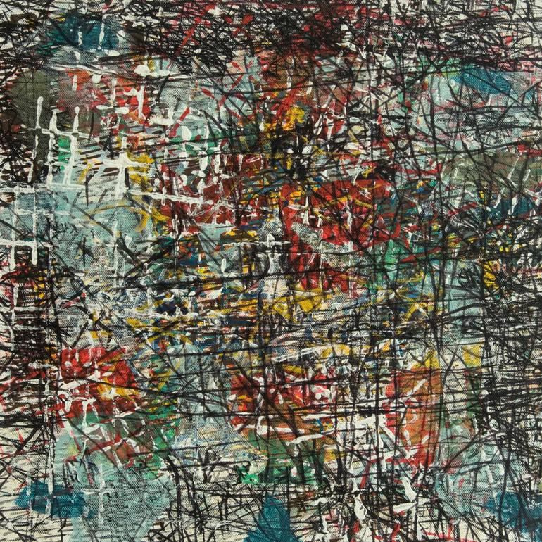 Tractus #14 Painting by Linda Sgoluppi | Saatchi Art