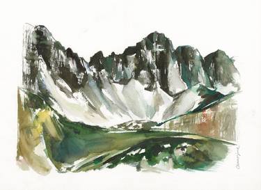 Original Landscape Painting by Carmesine Blauvent