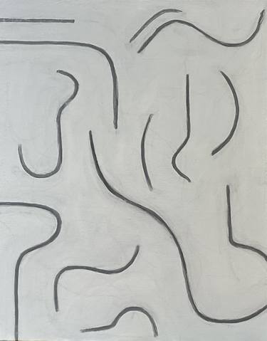 Original Minimalism Abstract Painting by Susan Minassian