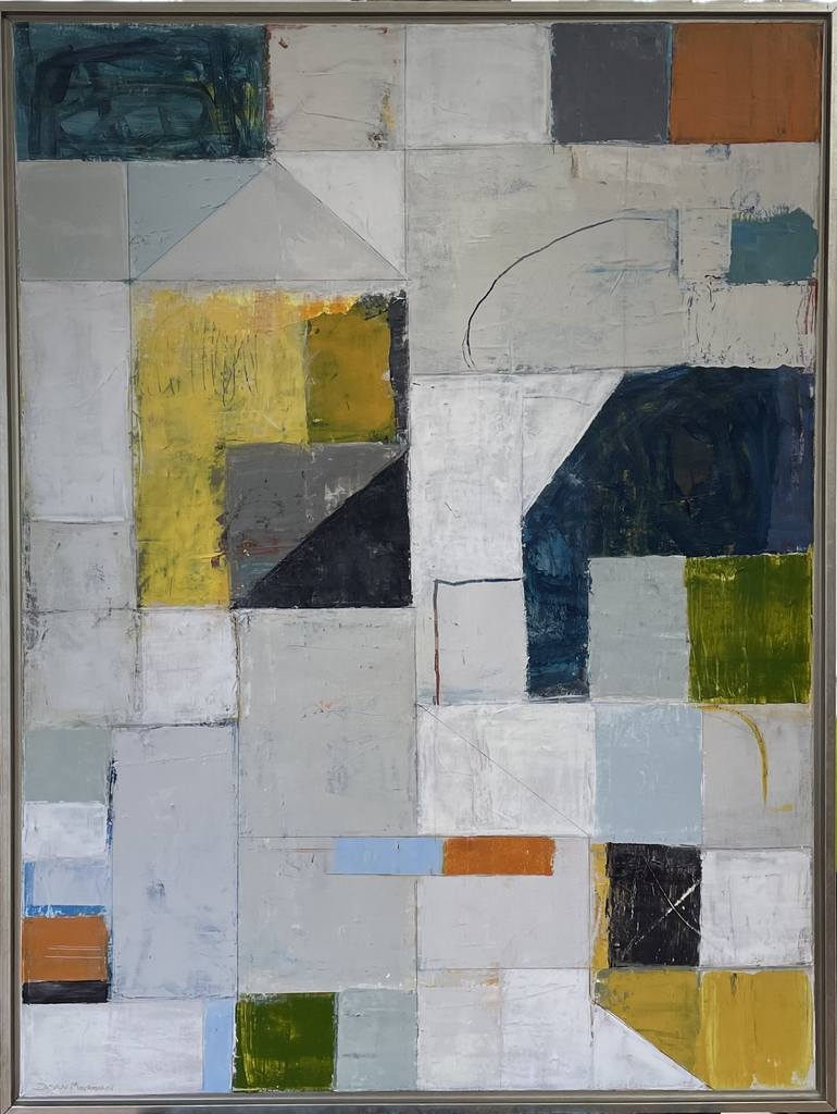 Original Minimalism Abstract Painting by Susan Minassian