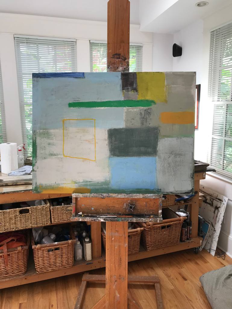 Original Abstract Expressionism Abstract Painting by Susan Minassian