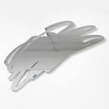 Petite Diagonal Scribble Mirror - 23”h x 17.5”w by Ryan Coleman
