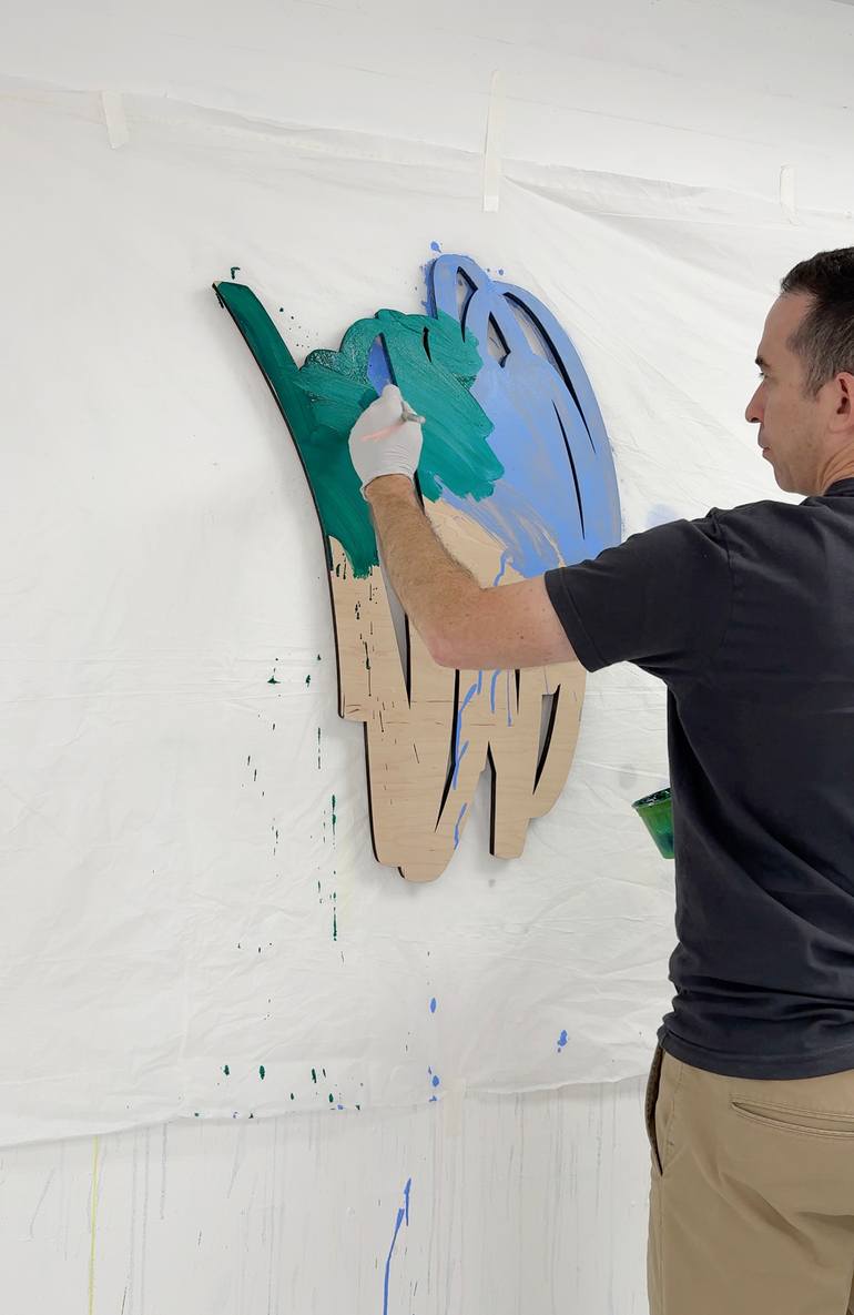 Original Abstract Expressionism Abstract Sculpture by Ryan Coleman