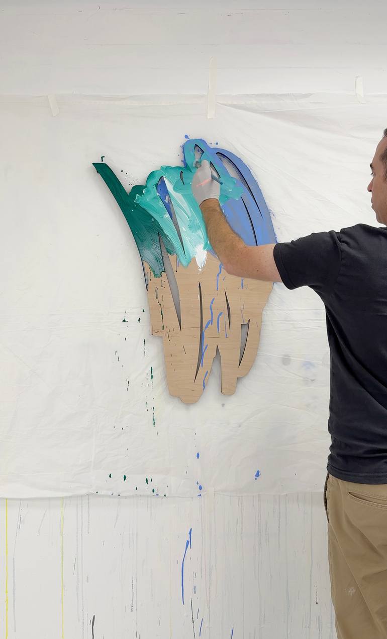 Original Abstract Expressionism Abstract Sculpture by Ryan Coleman