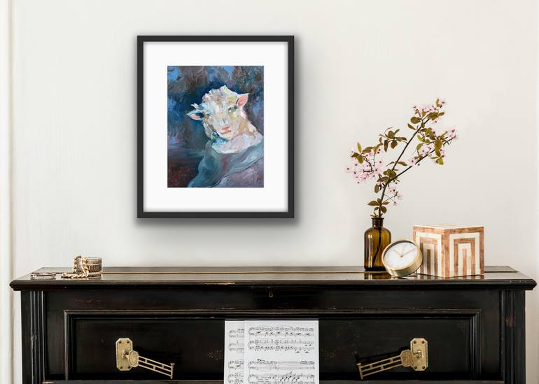 Original Figurative Animal Painting by Michelle Bird