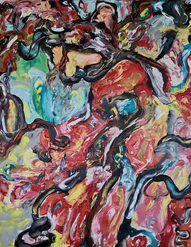Print of Abstract Expressionism Abstract Paintings by Michelle Bird