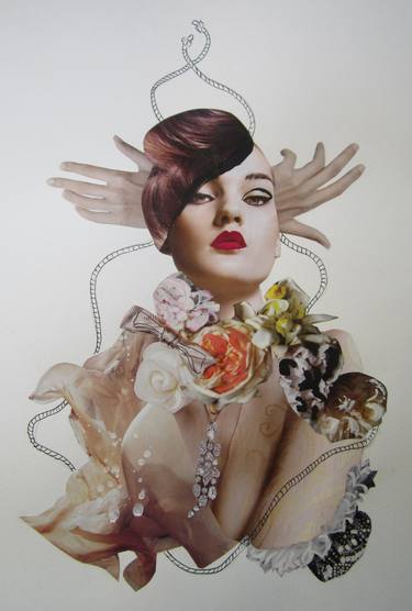 Print of Figurative Women Collage by Dagrun Iris Sigmundsottir