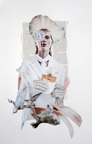 Saatchi Art Artist Dagrun Iris Sigmundsottir; Collage, “I’ll have COCO for breakfast” #art