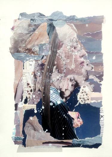 Saatchi Art Artist Dagrun Iris Sigmundsottir; Collage, “The Shepherd” #art