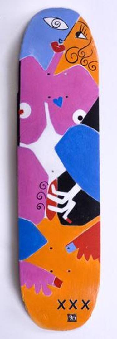 Saatchi Art Artist Batya Cavens; Paintings, “skateboard 3” #art