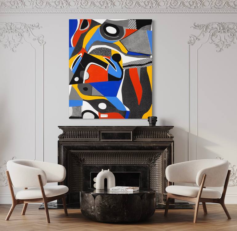 Original Contemporary Abstract Painting by Laurie Raskin