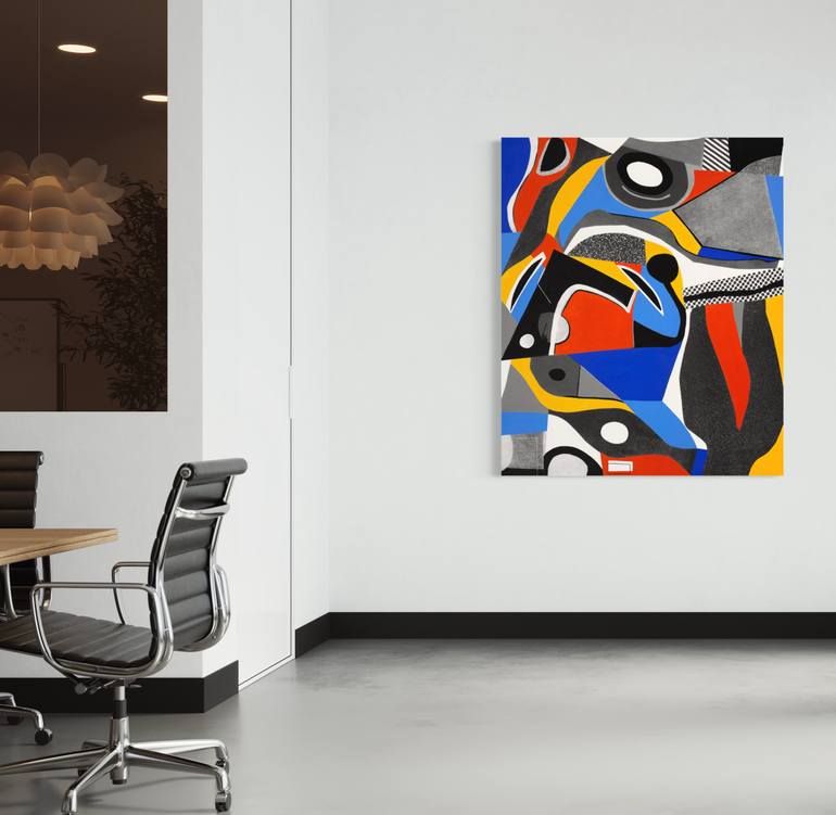 Original Contemporary Abstract Painting by Laurie Raskin