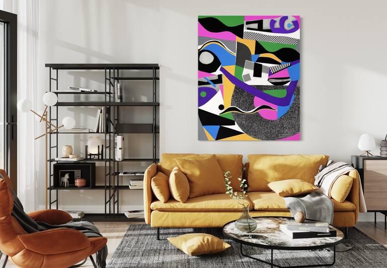 Original Contemporary Abstract Painting by Laurie Raskin