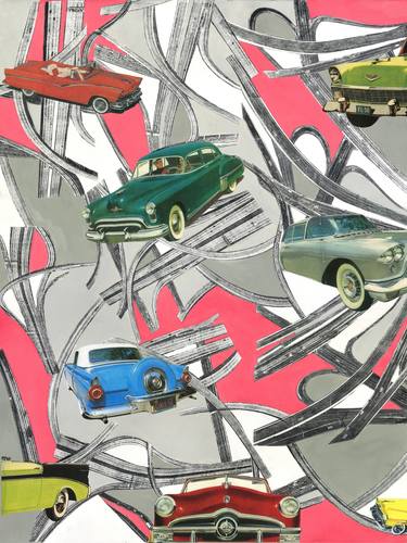 Print of Pop Art Car Paintings by Laurie Raskin