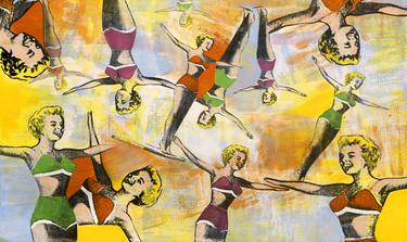 Print of Conceptual Sports Paintings by Laurie Raskin