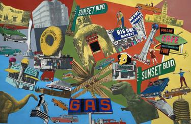 Print of Pop Art Cities Paintings by Laurie Raskin