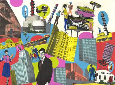 Print of Pop Art Places Paintings by Laurie Raskin