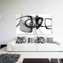Irena Orlov's One-of-a-Kind Unique Contemporary Abstract Black and White Glossy-look Ultra Hand Embellished Textured Canvas Art. Artist Signed.
Gallery stretching & wrap. UV coated acrylic finish. Ready to hang. Made In USA, Los Angeles.