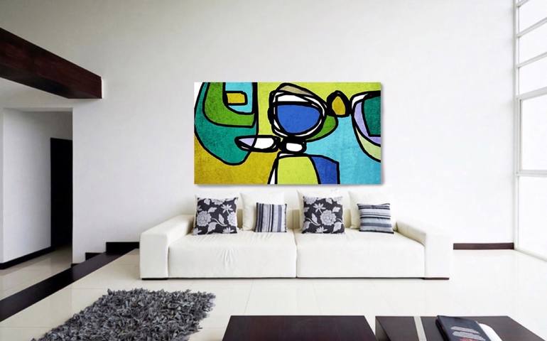 Original Abstract Expressionism Abstract Painting by Irena Orlov