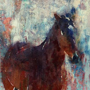 Print of Figurative Horse Paintings by Irena Orlov