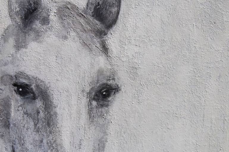 Original Expressionism Horse Mixed Media by Irena Orlov