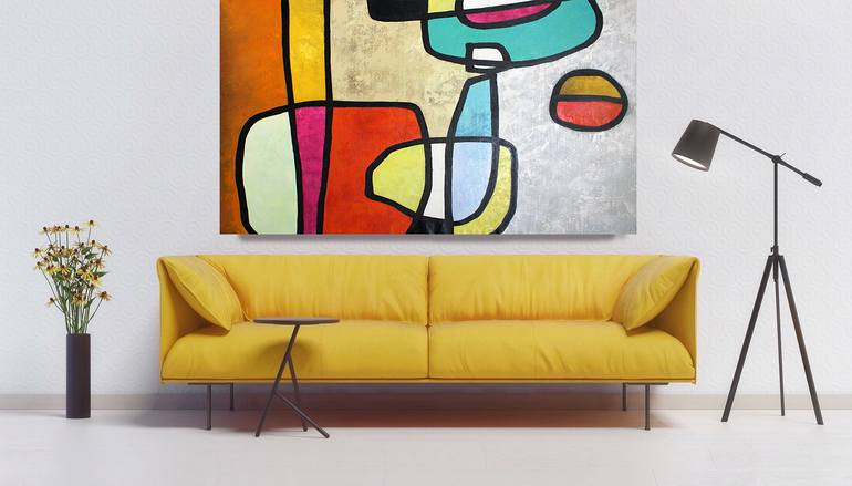Original Abstract Expressionism Abstract Painting by Irena Orlov