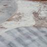 White Shells, Original Rustic Shells Coastal Painting with Acrylic on Unstretched Canvas 54 x 54 inches by Irena Orlov