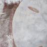 White Shells, Original Rustic Shells Coastal Painting with Acrylic on Unstretched Canvas 54 x 54 inches by Irena Orlov